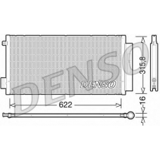 DCN09044 DENSO Конденсатор, кондиционер