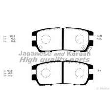 C016-05 ASHUKI Комплект тормозных колодок, дисковый тормоз