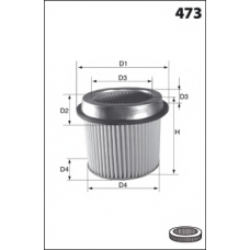 LFAF343 LUCAS FILTERS Воздушный фильтр