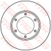 GTD1067 TRW Комплект тормозов, дисковый тормозной механизм