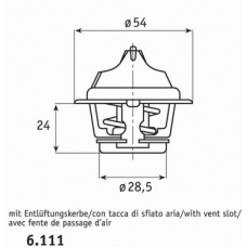 6.111.77 BEHR Термостат, охлаждающая жидкость