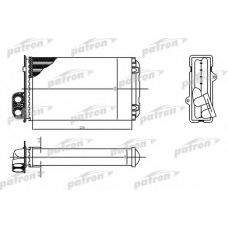 PRS2064 PATRON Теплообменник, отопление салона