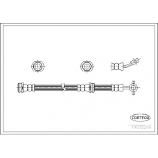 19032299 CORTECO Тормозной шланг
