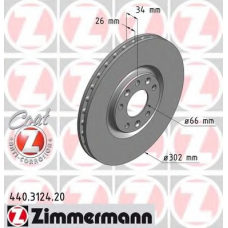 440.3124.20 ZIMMERMANN Тормозной диск