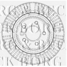 BBD5912S BORG & BECK Тормозной диск
