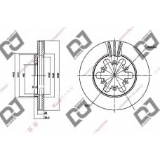 BD1056 DJ PARTS Тормозной диск