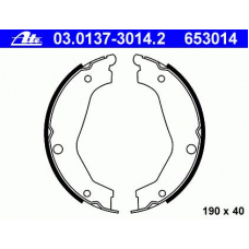 03.0137-3014.2 ATE Комплект тормозных колодок, стояночная тормозная с