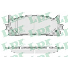 05P1593 LPR Комплект тормозных колодок, дисковый тормоз