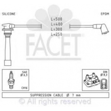 4.7111 FACET Комплект проводов зажигания