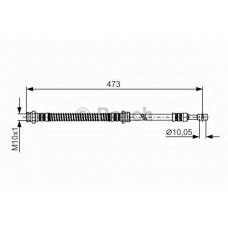 1 987 481 255 BOSCH Тормозной шланг