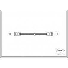 19032167 CORTECO Тормозной шланг