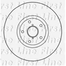 FBD1871 FIRST LINE Тормозной диск
