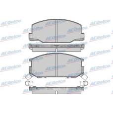 AC499881D AC Delco Комплект тормозных колодок, дисковый тормоз