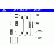 03.0137-9182.2 ATE Комплектующие, тормозная колодка