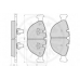 12140 OPTIMAL Комплект тормозных колодок, дисковый тормоз