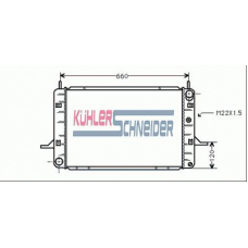 1808901 KUHLER SCHNEIDER Радиатор, охлаждение двигател