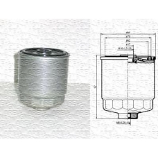 213908587000 MAGNETI MARELLI Фильтр топливный