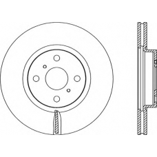 BDR2316.20 OPEN PARTS Тормозной диск