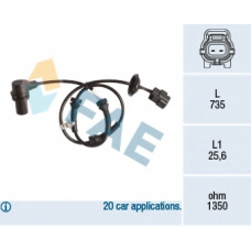 78148 FAE Датчик, частота вращения колеса
