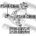 2120-CBVRH FEBEST Несущий / направляющий шарнир