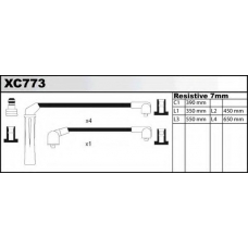 XC773 QUINTON HAZELL Комплект проводов зажигания