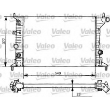 731393 VALEO Радиатор, охлаждение двигателя