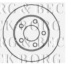 BBD4236 BORG & BECK Тормозной диск