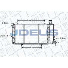 007N15 JDEUS Радиатор, охлаждение двигателя