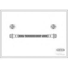 19031684 CORTECO Тормозной шланг