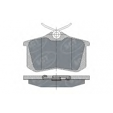 SP 113 PR SCT Комплект тормозных колодок, дисковый тормоз