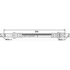 FBH6141 FIRST LINE Тормозной шланг