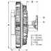 LK004 BERU Сцепление, вентилятор радиатора