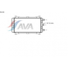 FD2190 AVA Радиатор, охлаждение двигателя