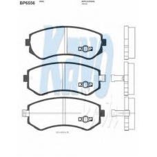 BP-6556 KAVO PARTS Комплект тормозных колодок, дисковый тормоз