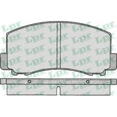 05P263 LPR Комплект тормозных колодок, дисковый тормоз