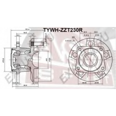 TYWH-ZZT230R ASVA Ступица колеса