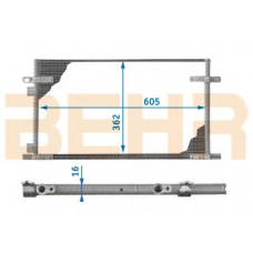 7401044 BEHR Condenser