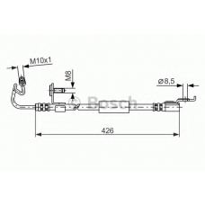 1 987 476 624 BOSCH Тормозной шланг