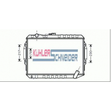 0500621 KUHLER SCHNEIDER Радиатор, охлаждение двигател