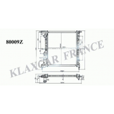 80009z KLAXCAR FRANCE Радиатор, охлаждение двигателя