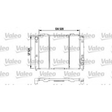 730950 VALEO Радиатор, охлаждение двигателя