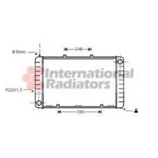 74002013 VAN WEZEL Радиатор, охлаждение двигателя
