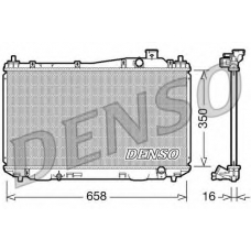 DRM40009 DENSO Радиатор, охлаждение двигателя