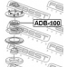 ADB-100 FEBEST Подшипник качения, опора стойки амортизатора