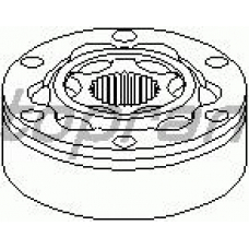 102 597 TOPRAN Шарнир, приводной вал