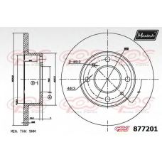 877201.6060 MAXTECH Тормозной диск