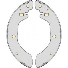 K610323 MGA Комплект тормозов, барабанный тормозной механизм