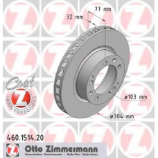 460.1514.20 ZIMMERMANN Тормозной диск