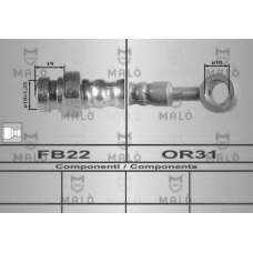 80521 Malo Тормозной шланг