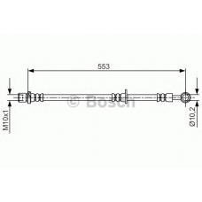 1 987 481 709 BOSCH Тормозной шланг